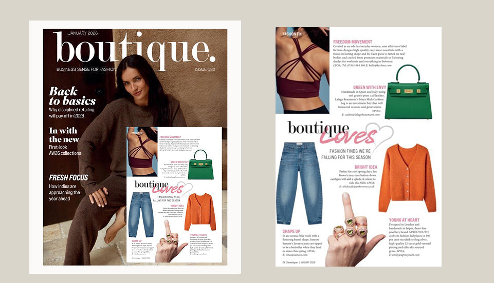 Boutique UK : Kerlora In the Press