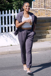 Charcoal Sand Washed Modal Mix Joggers