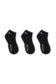 Classic Ankle Socks Black Pack (3 pack)