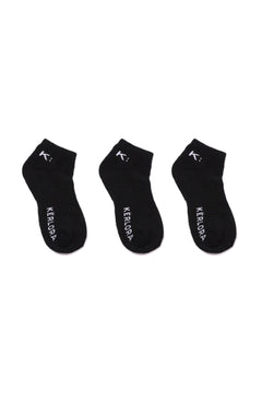 Classic Ankle Socks Black Pack (3 pack)