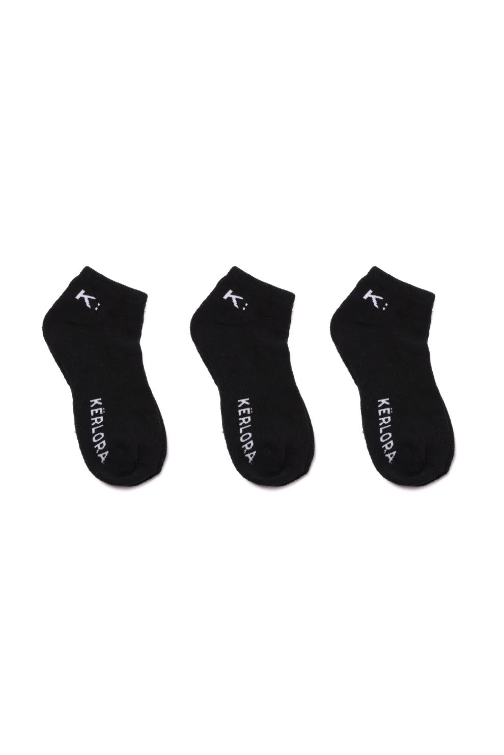 Classic Ankle Socks Black Pack (3 pack)