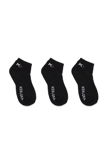 Classic Ankle Socks Black Pack (3 pack)