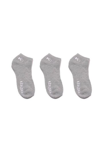 Classic Ankle Socks Grey Pack (3 pack)