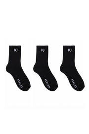 Classic Crew Socks Black Pack (3 pack)