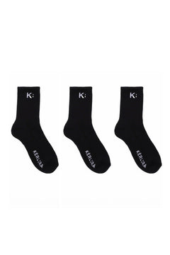 Classic Crew Socks Black Pack (3 pack)