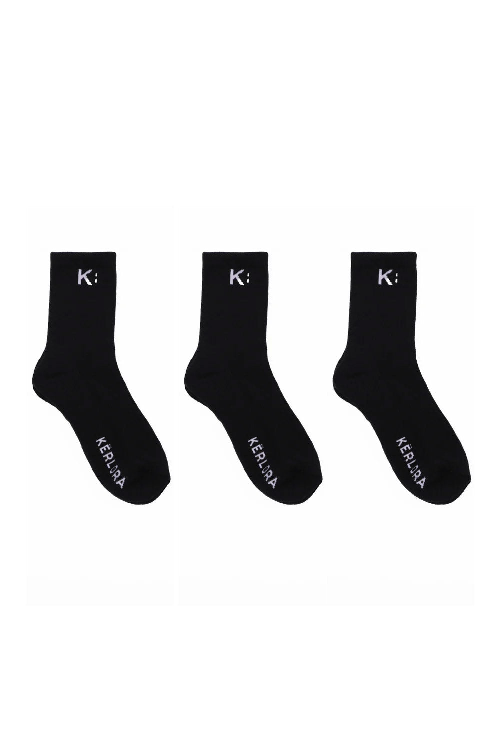 Classic Crew Socks Black Pack (3 pack)
