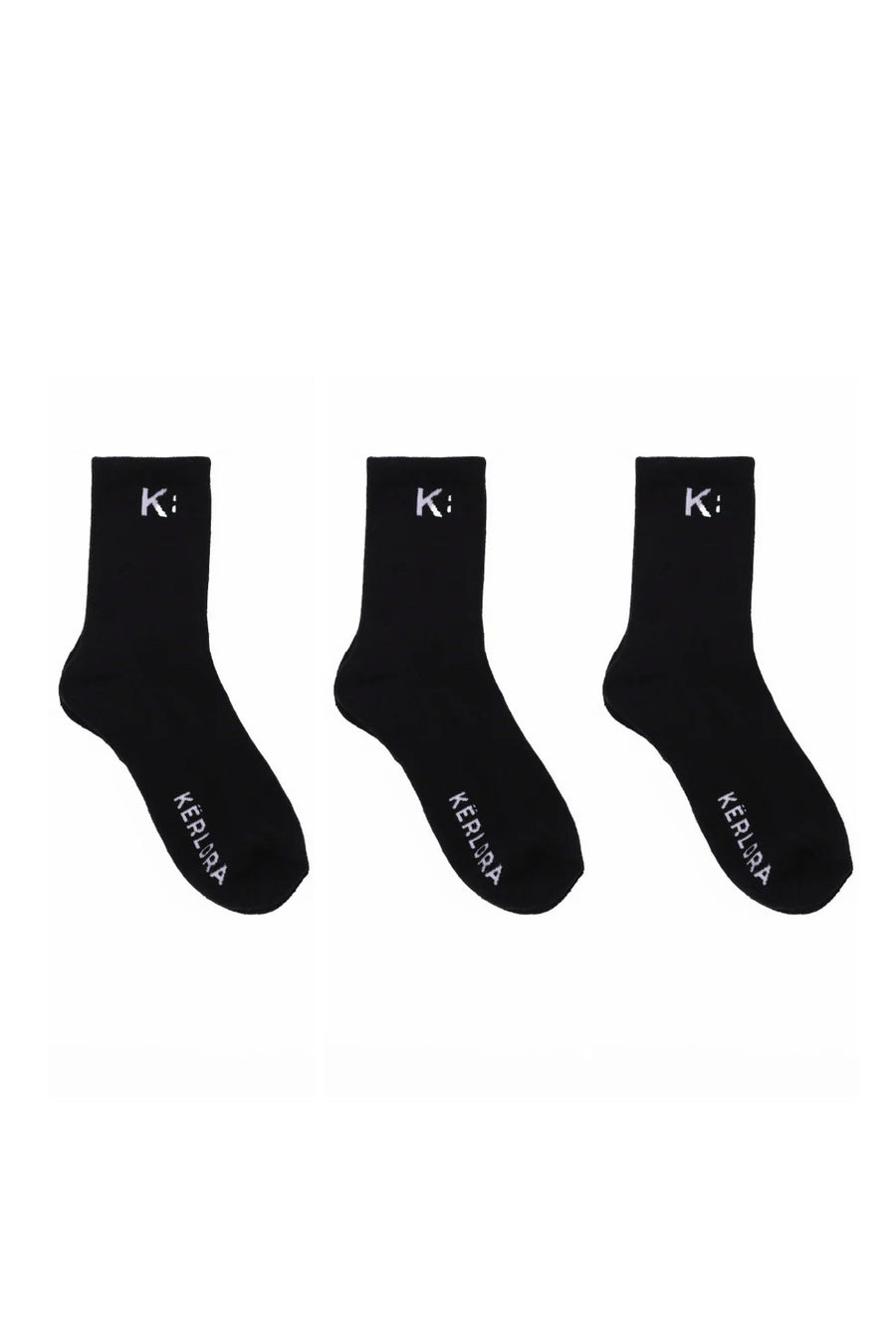 Classic Crew Socks Black Pack (3 pack)