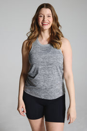 Pebble Grey Racer Back Everyday Vest
