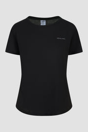 Black Mesh Running Tshirt