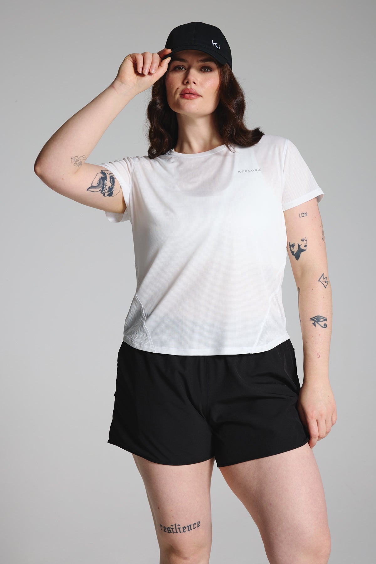Black 4” High Rise Shorts with Liner