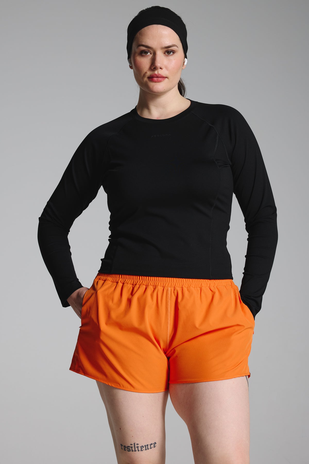 Tangerine 4” High Rise Shorts with Liner
