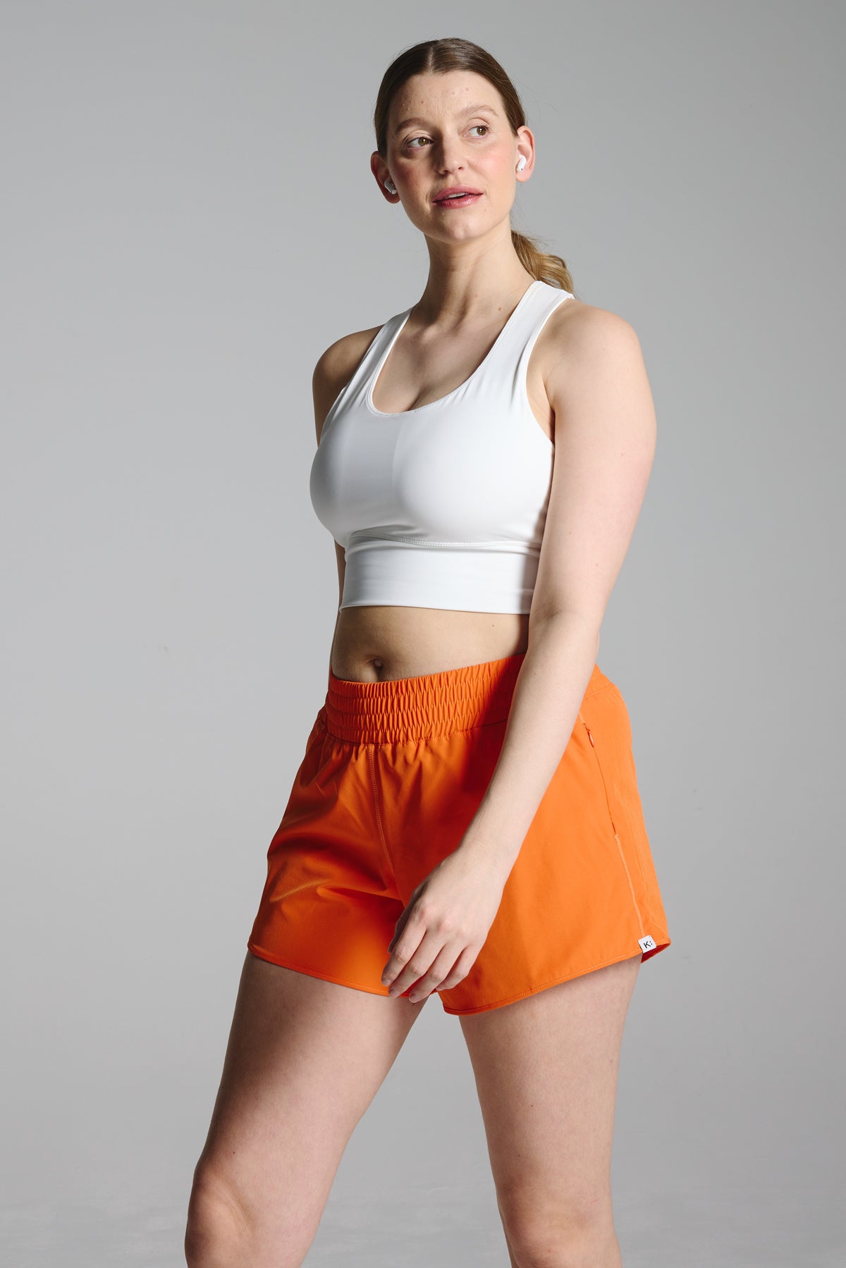 Tangerine 4” High Rise Shorts with Liner