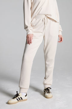 Cream Sand Washed Modal Mix Joggers