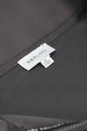Charcoal Sand Washed Modal Mix Half Zip Sweatshirt