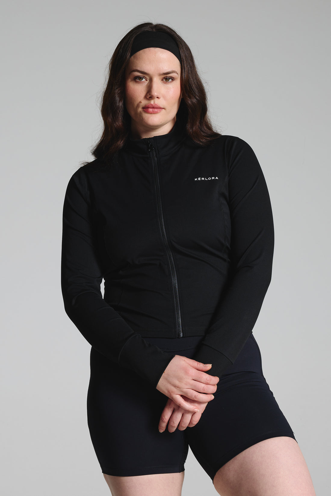 Black Performance Slim Fit Training Jacket