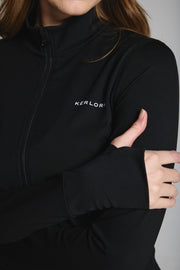 Black Performance Slim Fit Training Jacket