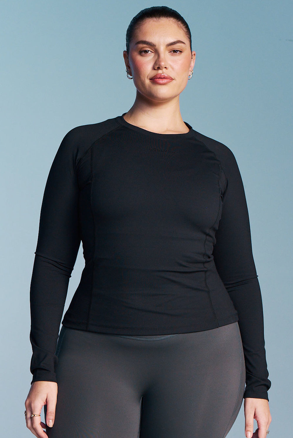 Black Long Sleeve Performance Top