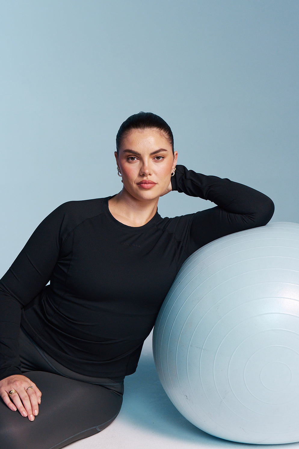 Black Long Sleeve Performance Top