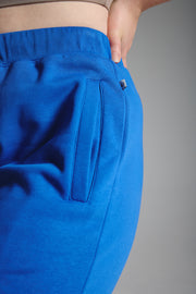 Blue Wide Leg Fleece Lined Lounge Joggers