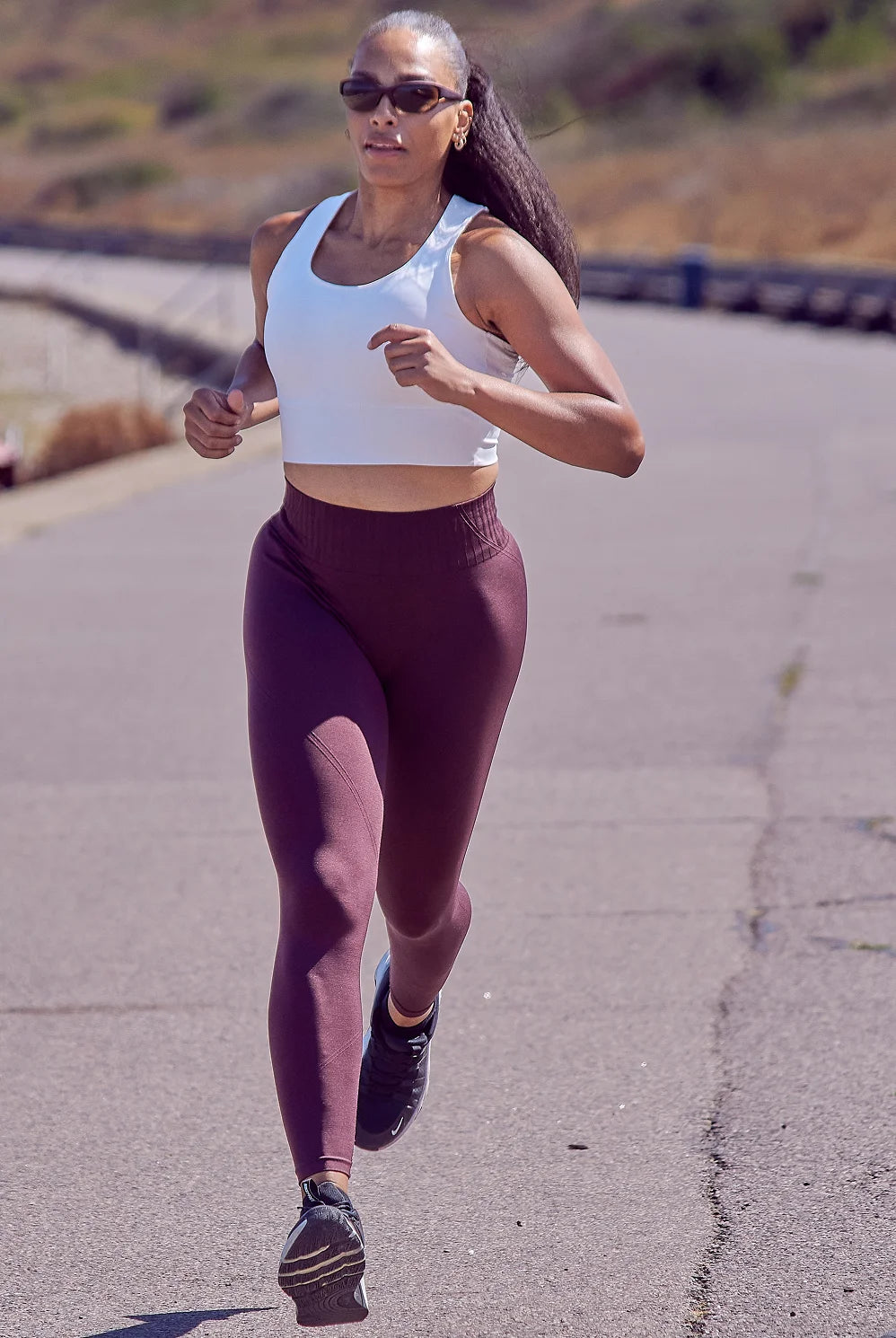 Plum Seamless Leggings with Bum Scrunch