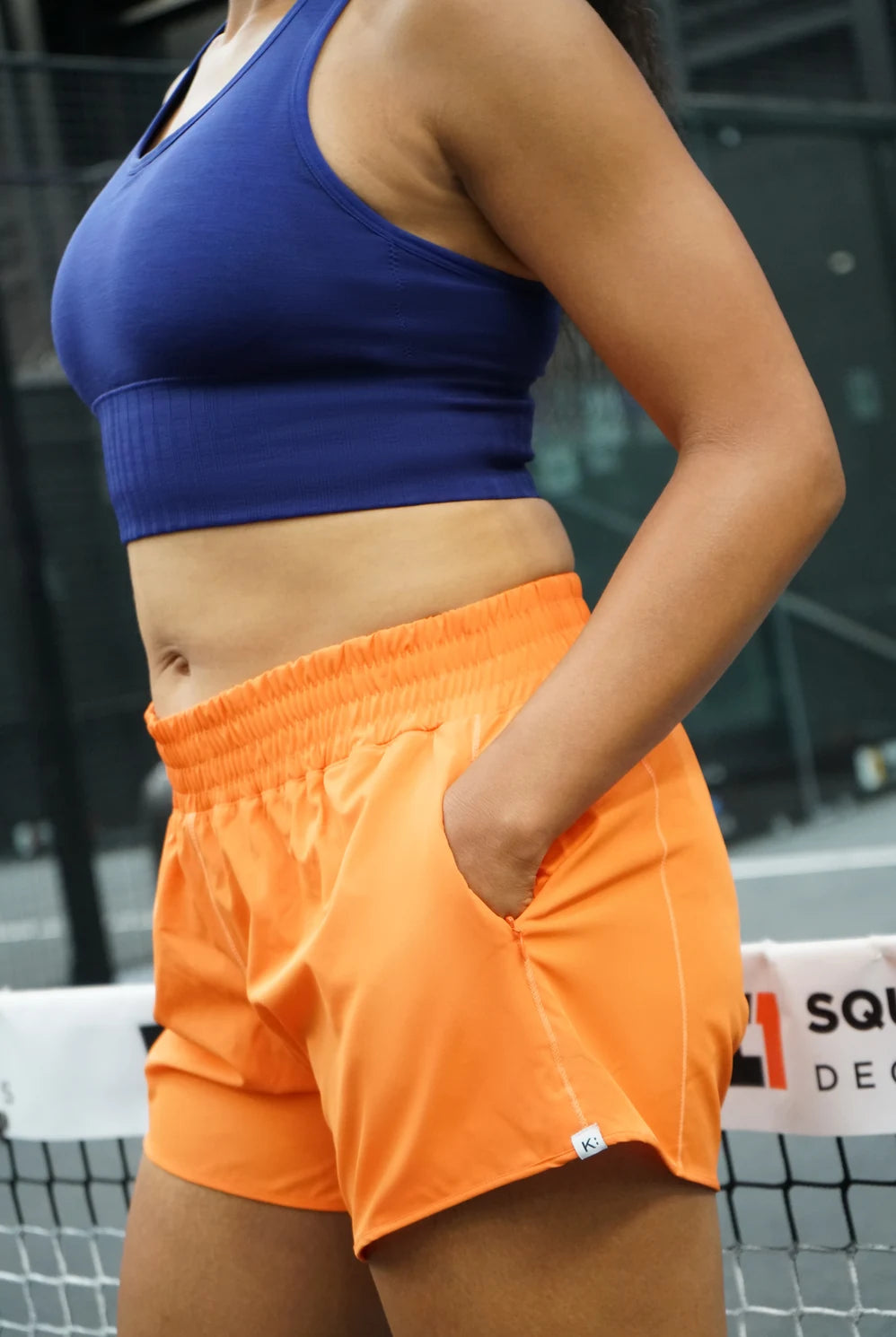 Tangerine 4 inch High Rise Shorts with Liner G4