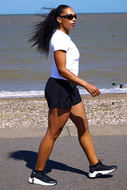 White Fitted Performance Tshirt