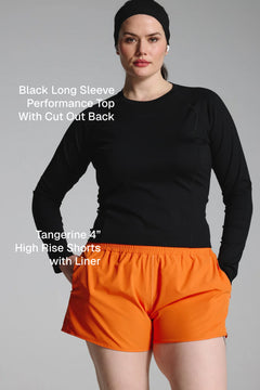 Black & Tangerine Running Set