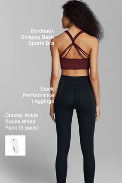 Bordeaux & Black Active Set