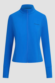 Cyan Performance Slim Fit Training Jacket