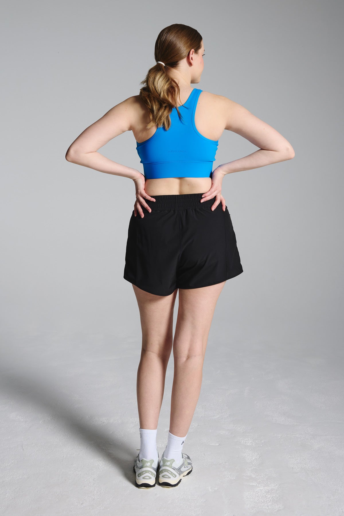 Cyan Scoop Racer Back Sports Bra