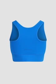 Cyan Scoop Racer Back Sports Bra