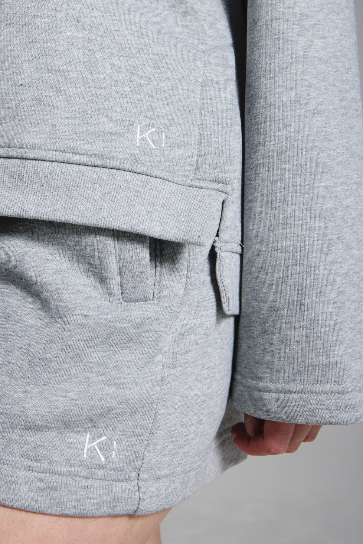Cool Pebble Grey Fleece Lined Sweat Shorts