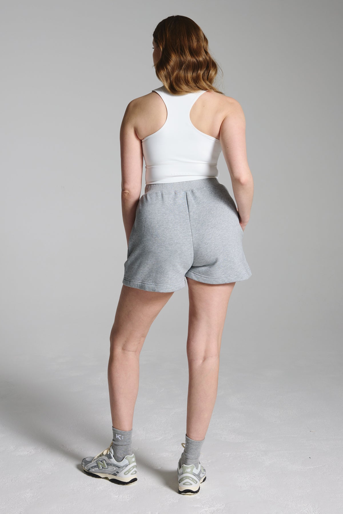 Cool Pebble Grey Fleece Lined Sweat Shorts