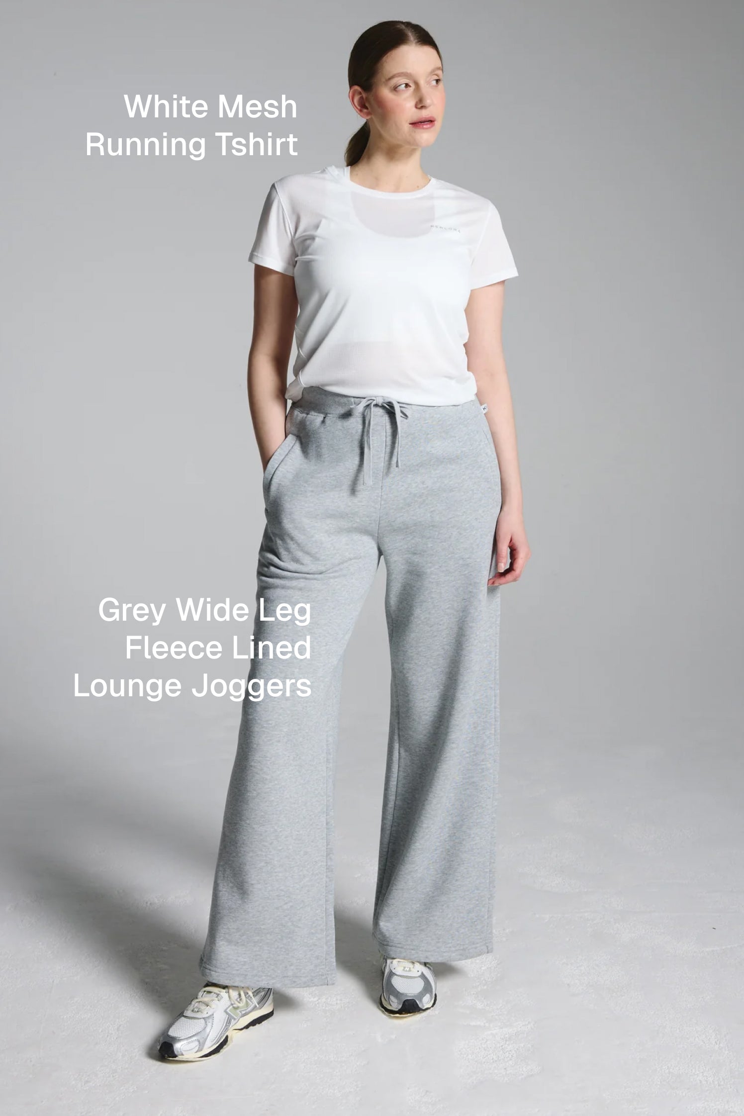 White & Grey Relaxed Set