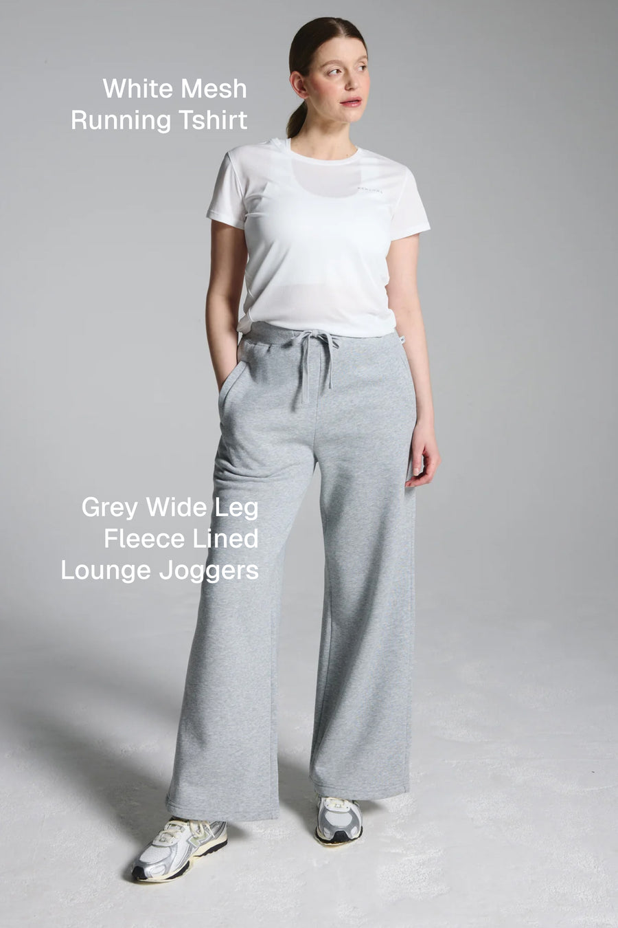 White & Grey Relaxed Set