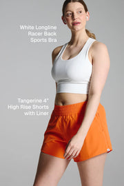 White & Tangerine Running Set