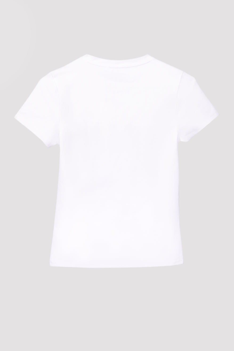 White Fitted Performance Tshirt