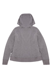 Grey Fitted Hoodie