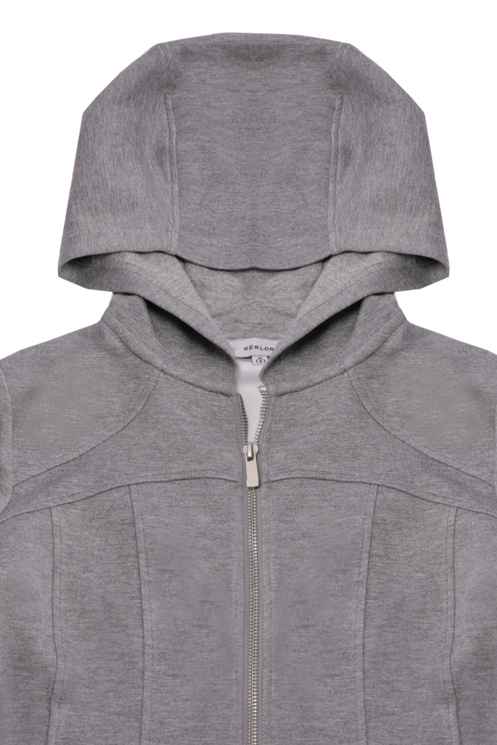 Grey Fitted Hoodie