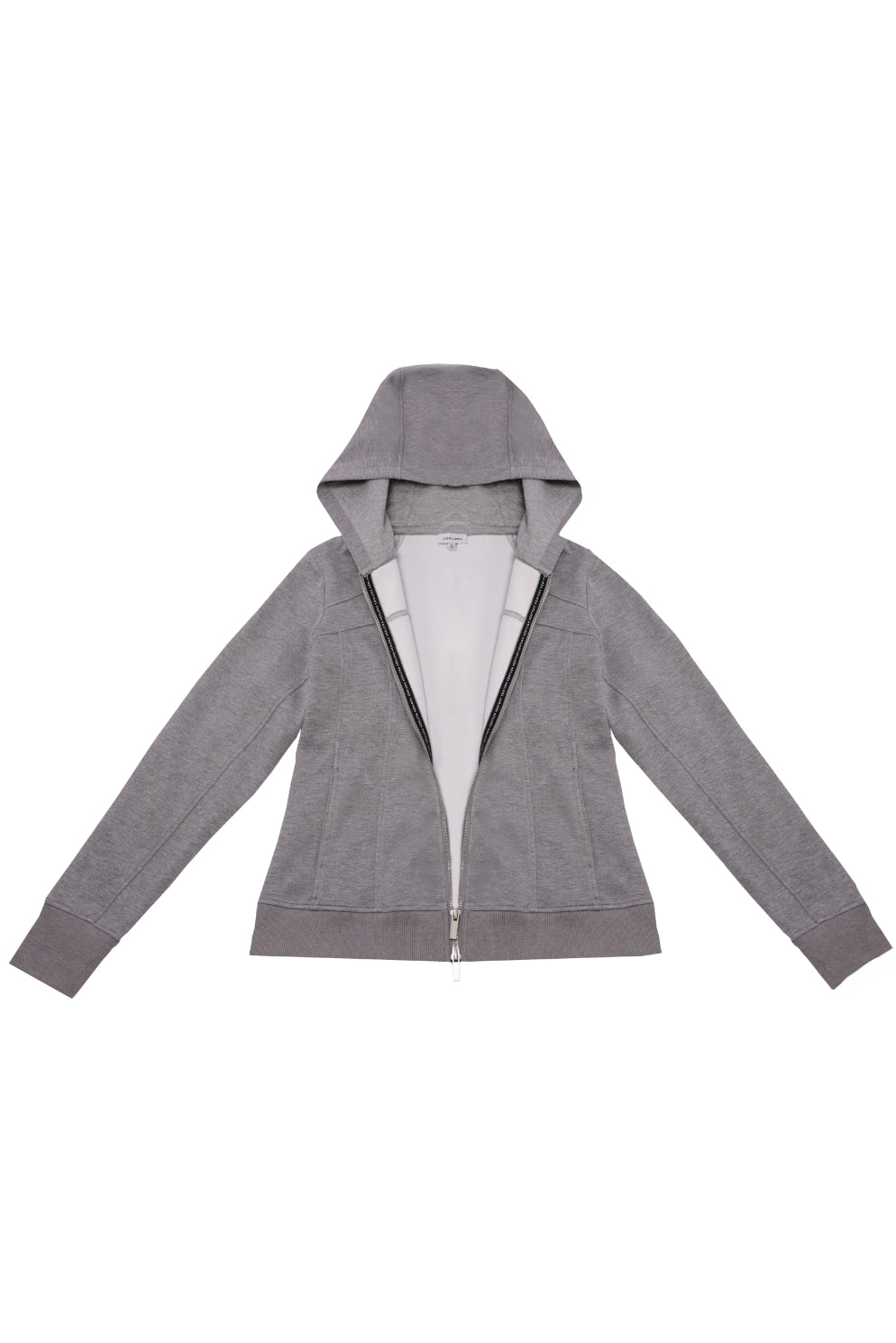 Grey Fitted Hoodie