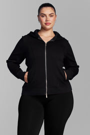 Black Fitted Hoodie