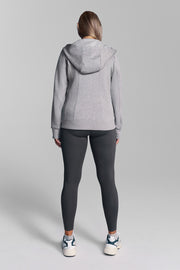Grey Fitted Hoodie
