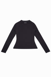 Black Long Sleeve Performance Top