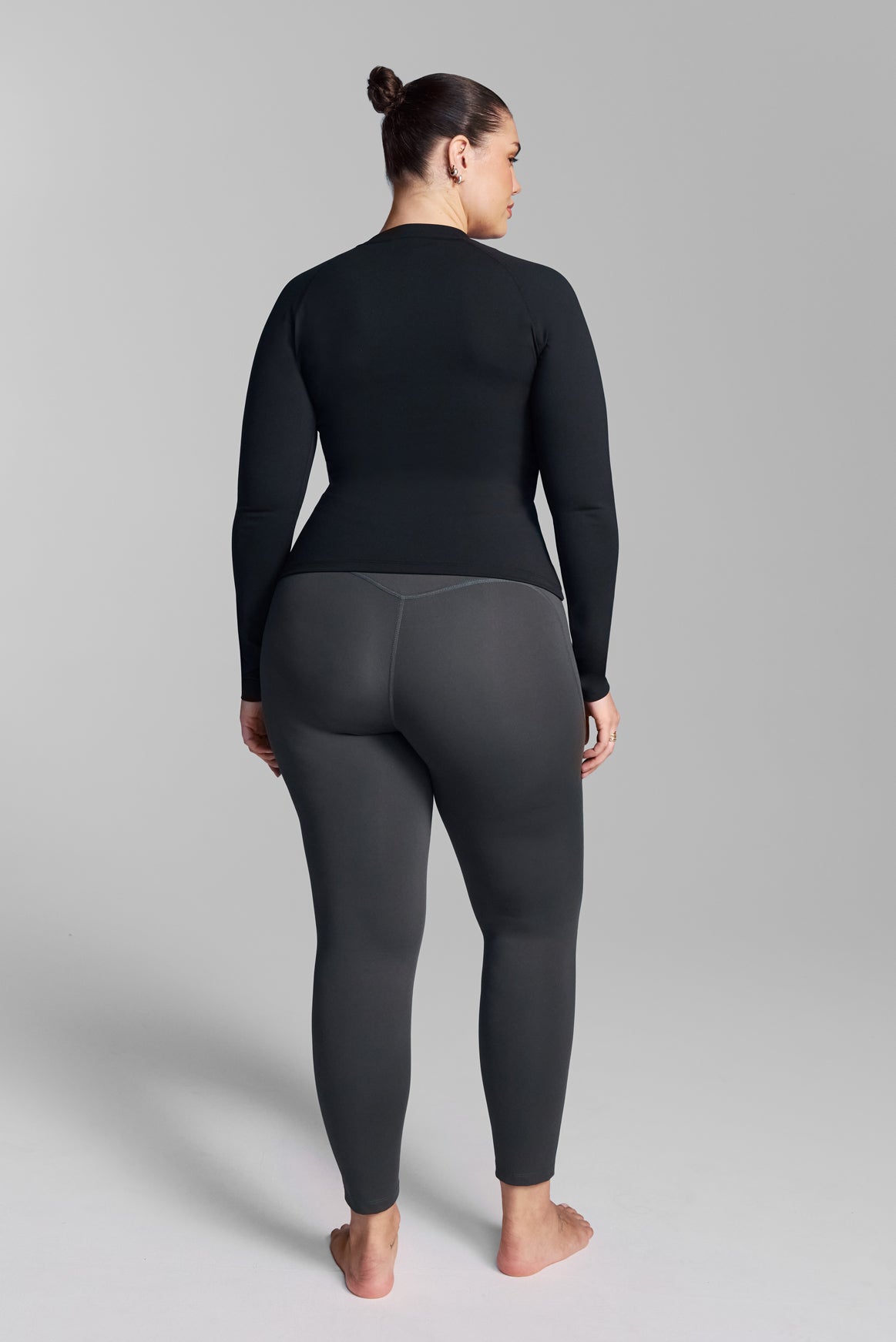Black Long Sleeve Performance Top