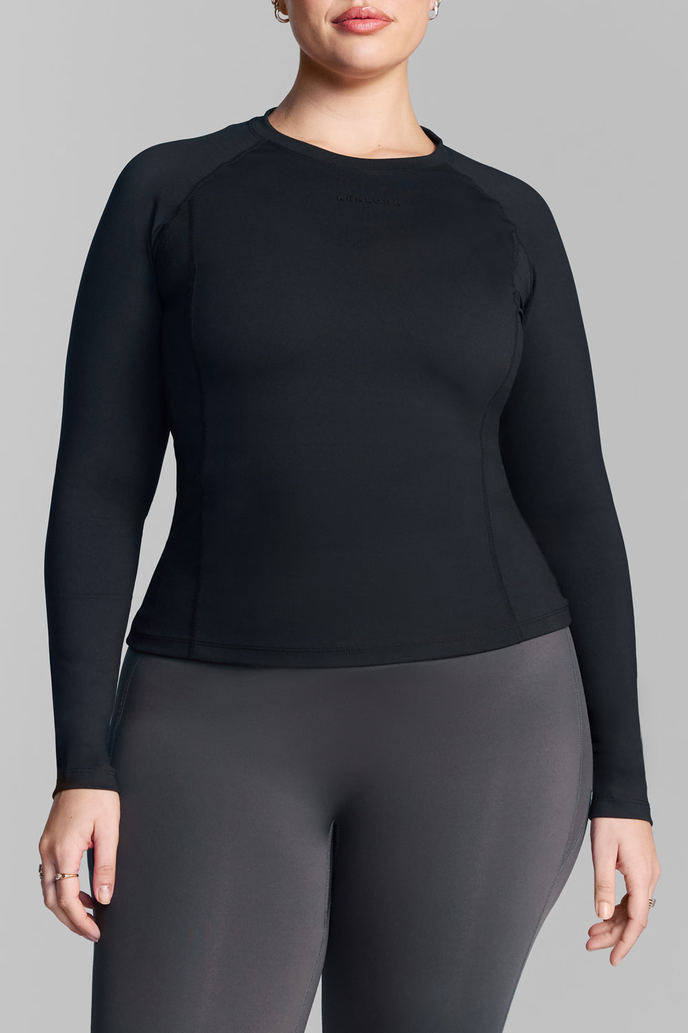 Black Long Sleeve Performance Top