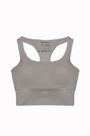 Mushroom Longline Racer Back Sports Bra