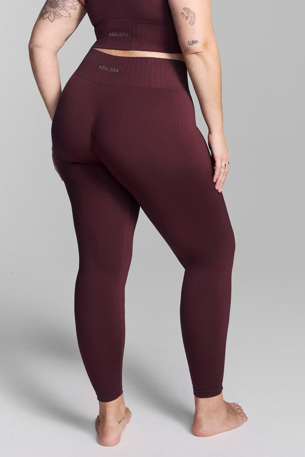 Plum Seamless Leggings with Bum Scrunch