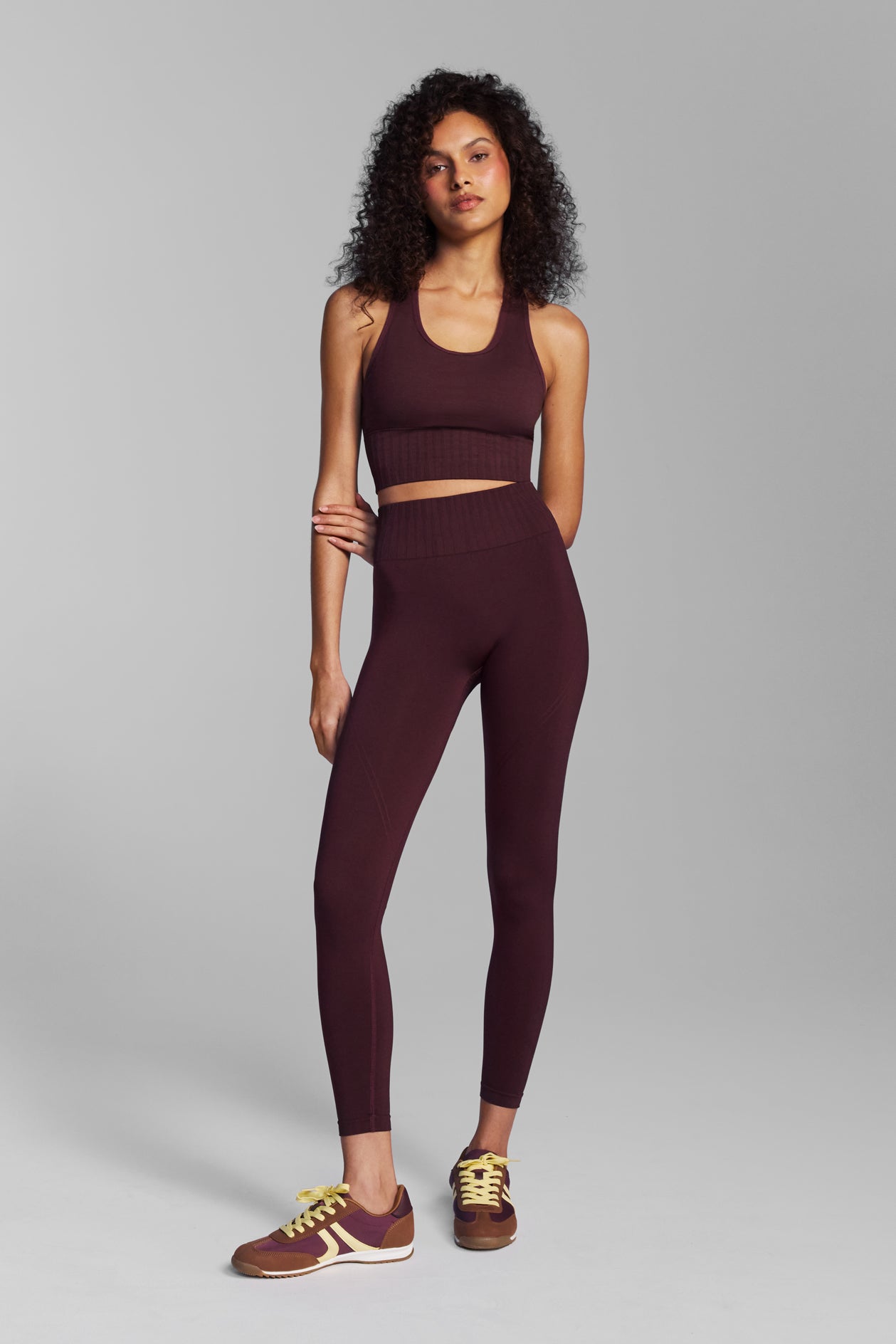 Plum Seamless Leggings with Bum Scrunch
