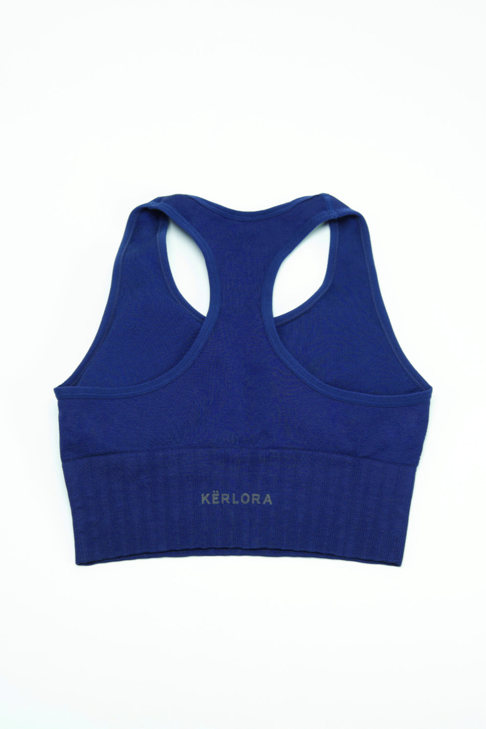 Lazuli Blue Seamless Racer Back Sports Bra