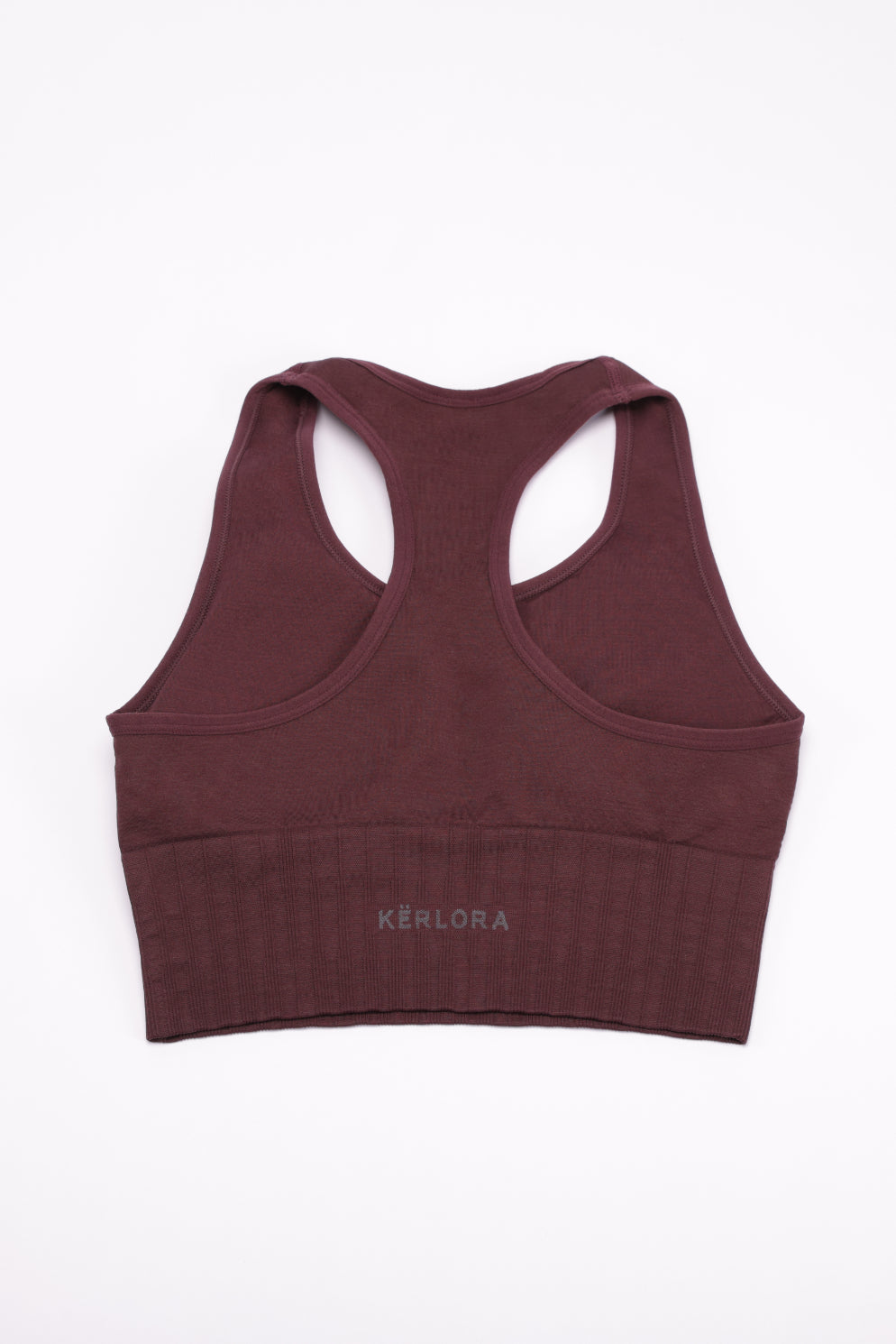 Plum Seamless Racer Back Sports Bra